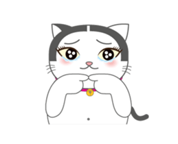 Cute Cat fat sticker #13069834