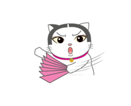 Cute Cat fat sticker #13069839