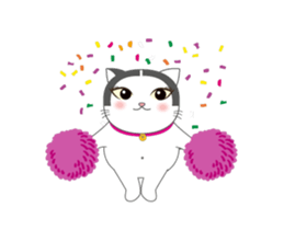 Cute Cat fat sticker #13069840