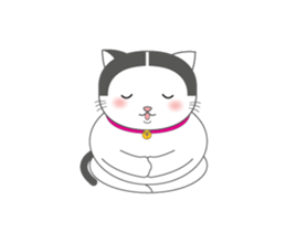 Cute Cat fat sticker #13069845