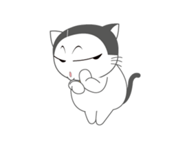 Cute Cat fat sticker #13069846