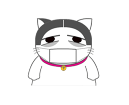 Cute Cat fat sticker #13069848