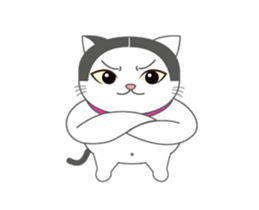 Cute Cat fat sticker #13069849