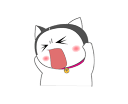 Cute Cat fat sticker #13069853