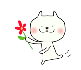 The cat which is sometimes encouraged sticker #13070122