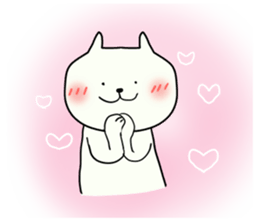 The cat which is sometimes encouraged sticker #13070127