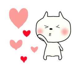 The cat which is sometimes encouraged sticker #13070129