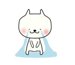 The cat which is sometimes encouraged sticker #13070141