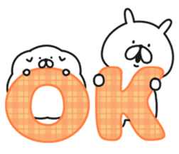 Chococo's Yuru Usagi With Mofu Inu2 sticker #13070387