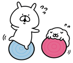 Chococo's Yuru Usagi With Mofu Inu2 sticker #13070418