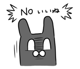 silly rabbit message sticker sticker #13070623