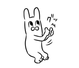 silly rabbit message sticker sticker #13070626