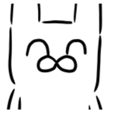 silly rabbit message sticker sticker #13070629