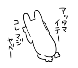 silly rabbit message sticker sticker #13070636