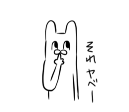 silly rabbit message sticker sticker #13070638