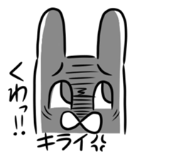 silly rabbit message sticker sticker #13070653