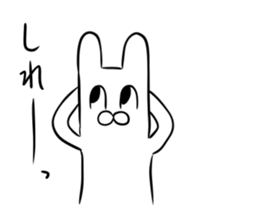 silly rabbit message sticker sticker #13070658