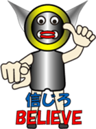 THE FLAME BUTTON MAN (1) sticker #13071581