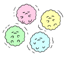 wagashi waiwai Sticker sticker #13071614