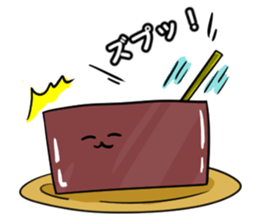 wagashi waiwai Sticker sticker #13071617