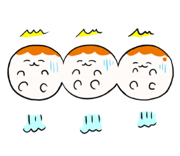 wagashi waiwai Sticker sticker #13071630