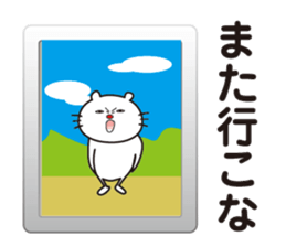 Cat grimace sticker #13072546