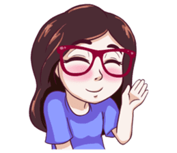 Sunny Shy Girl sticker #13073014