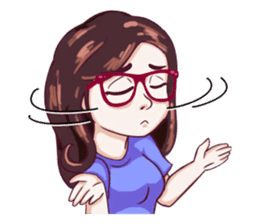 Sunny Shy Girl sticker #13073022