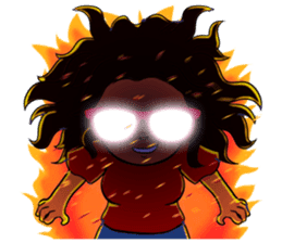 Sunny Shy Girl sticker #13073029