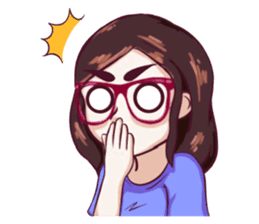 Sunny Shy Girl sticker #13073033