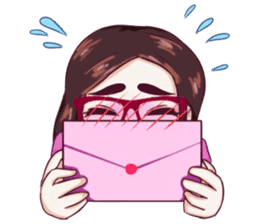 Sunny Shy Girl sticker #13073035