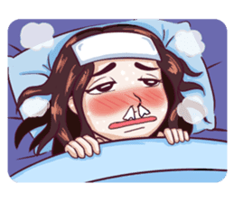 Sunny Shy Girl sticker #13073041