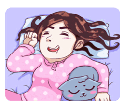 Sunny Shy Girl sticker #13073042