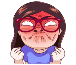 Sunny Shy Girl sticker #13073048