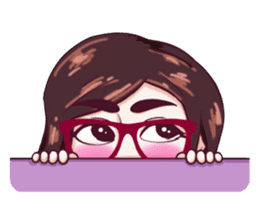 Sunny Shy Girl sticker #13073049