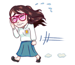 Sunny Shy Girl sticker #13073050