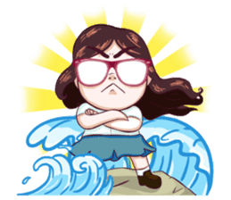 Sunny Shy Girl sticker #13073053