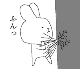 Rabbit strongest opinion sticker #13073147