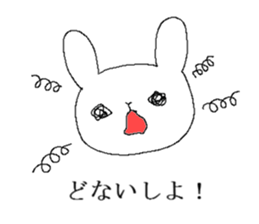 Rabbit strongest opinion sticker #13073155