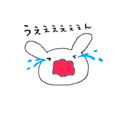 Rabbit strongest opinion sticker #13073156