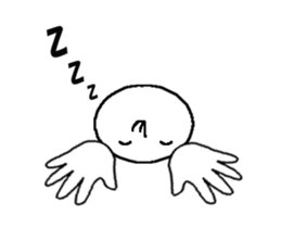 Angel of a fast movement sticker #13073433