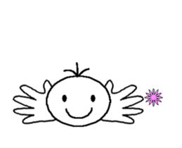 Angel of a fast movement sticker #13073441