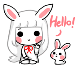 White rabbit white rabbit sticker #13073814
