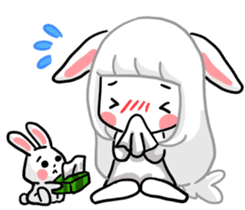 White rabbit white rabbit sticker #13073822