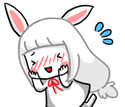White rabbit white rabbit sticker #13073828