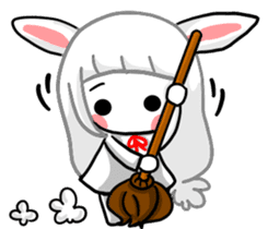 White rabbit white rabbit sticker #13073829