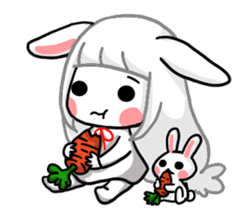 White rabbit white rabbit sticker #13073830