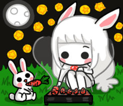 White rabbit white rabbit sticker #13073838