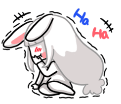 White rabbit white rabbit sticker #13073842