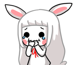 White rabbit white rabbit sticker #13073843